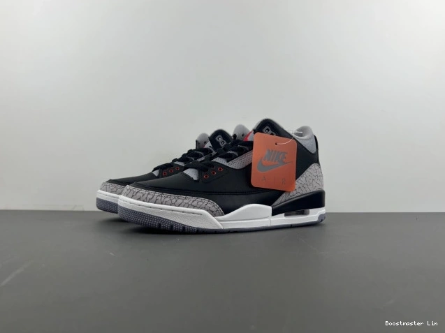 Boostmaster lin Black 3 Jordan Air DN3707-010 Cement 0804